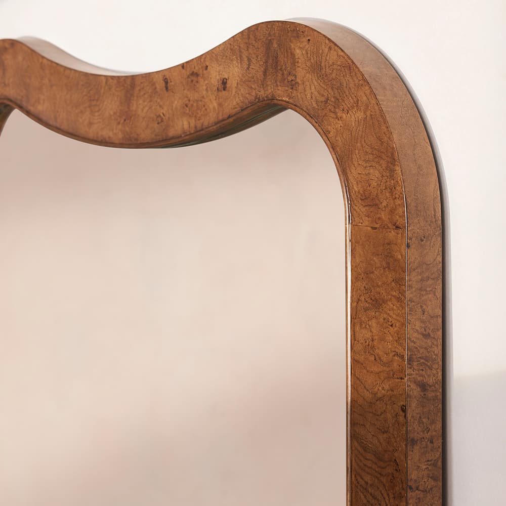 Matilda Floor Mirror - Oak Burl - Images - Image 3
