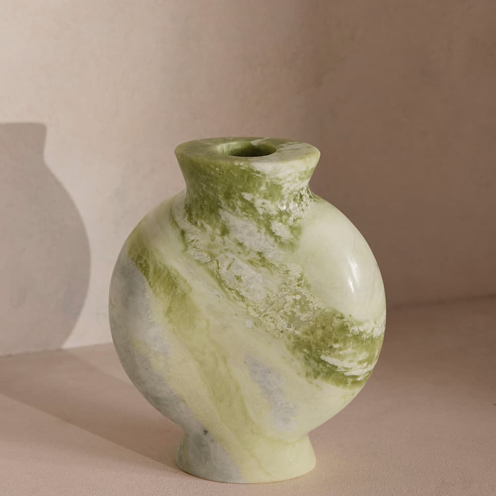 Sesso Vase - Wide - Green - Listing - Image 3