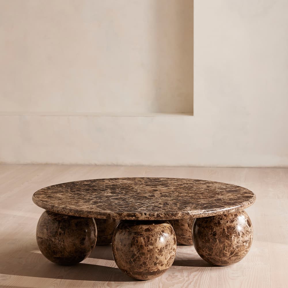 Oxley Coffee Table - Large - Dark Emperador Marble - Listing - Image 3