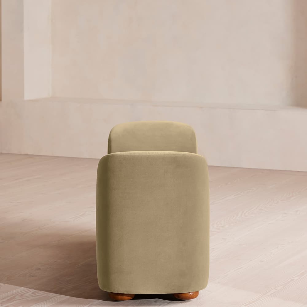 Athena Bench - Velvet - Lichen - Images - Image 3