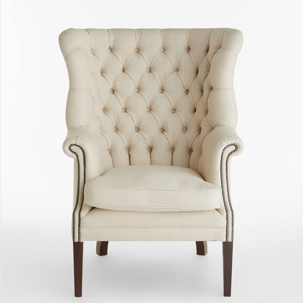 House Porter Chair - Linen Natural - Images - Image 3