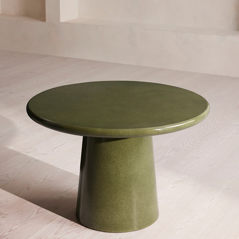 Reti Outdoor Dining Table - Glazed - Olive - Listing - Image 3