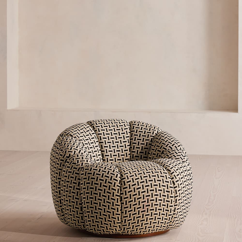 Garret Outdoor Armchair - Geometric - Monochrome - US - Listing - Image 3
