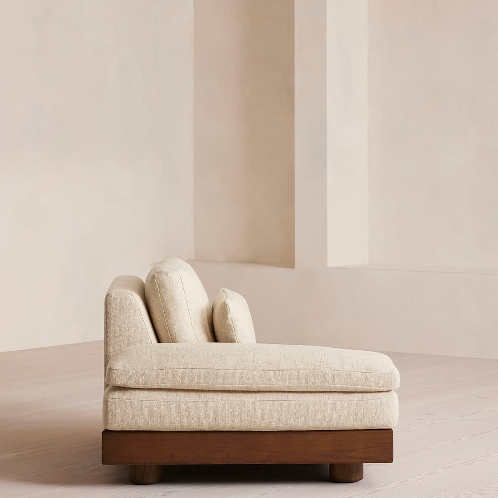 Truro Sectional Sofa - Left Arm Module - Textured Linen - US - Image 3