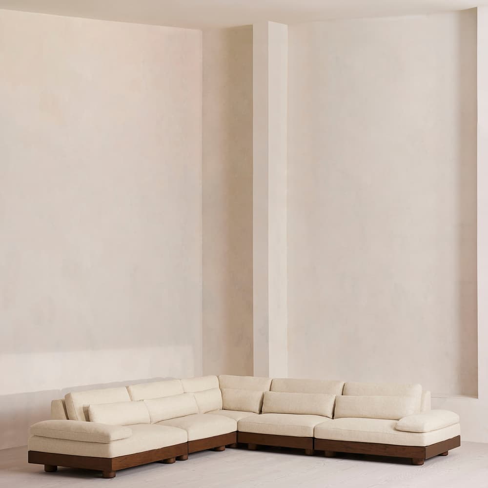 Truro Sectional Sofa - Corner Sofa - Textured Linen US - Images - Image 3