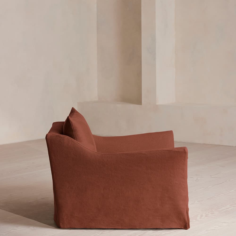 Roma Loveseat - Linen - Sienna - US - Images - Image 3