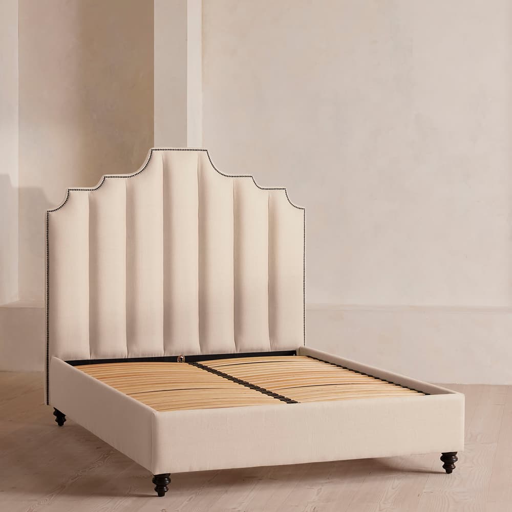 Gerrard Bed - King - Linen - Bisque - US - Images - Image 3