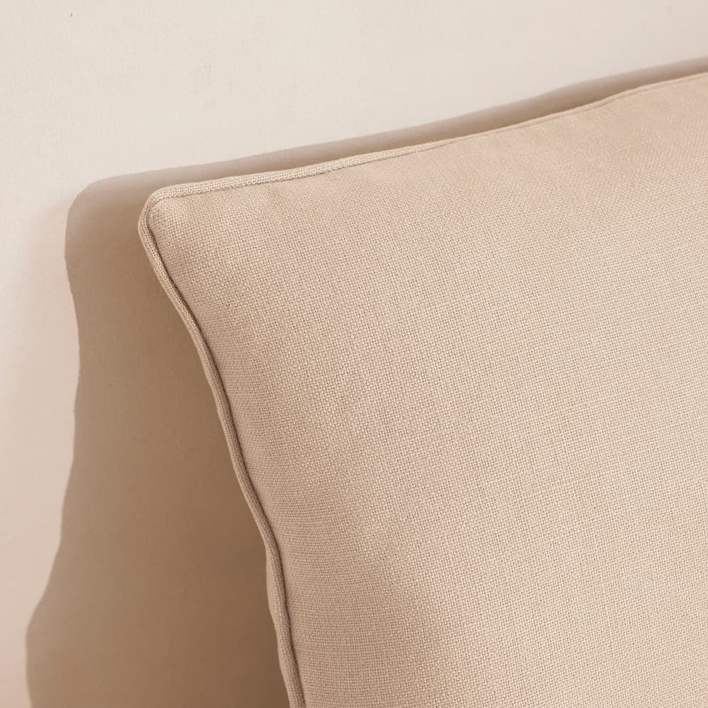 (UK) Vinnie Large Square Cushion - Bisque - Images - Image 3