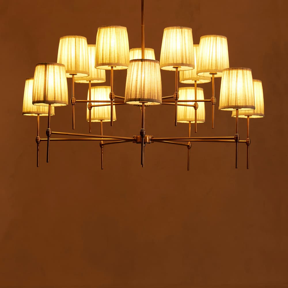 Isobella Chandelier - Antiqued Brass - Large - Listing - Image 3