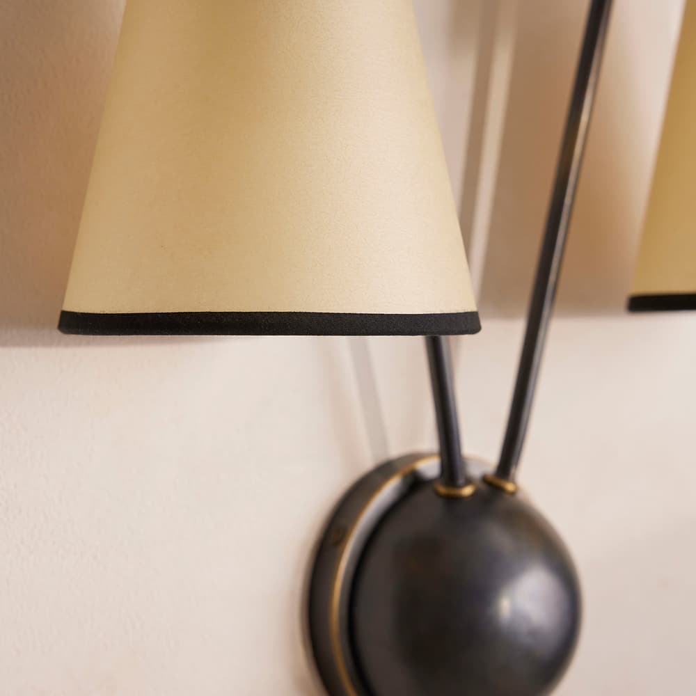 Clarke Wall Light - Blackened Brass - Images - Image 3