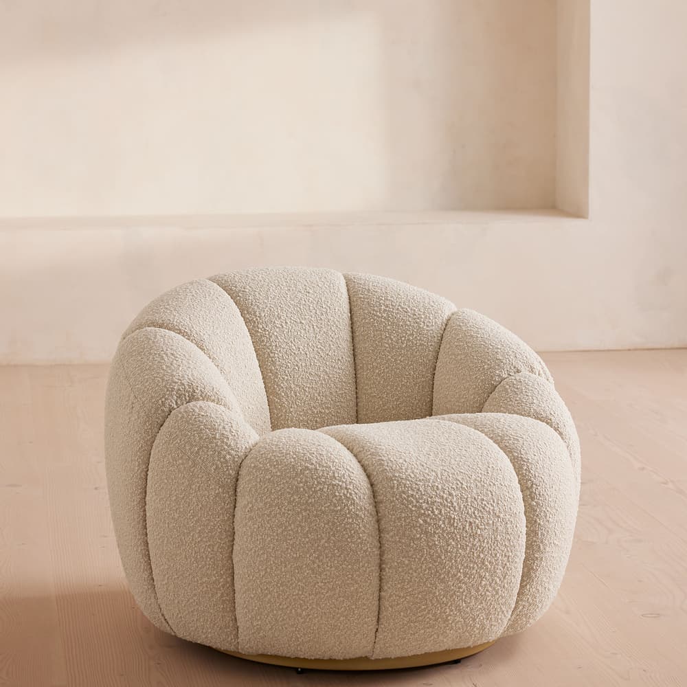 Garret Armchair - Boucle - Natural - US - Listing - Image 3