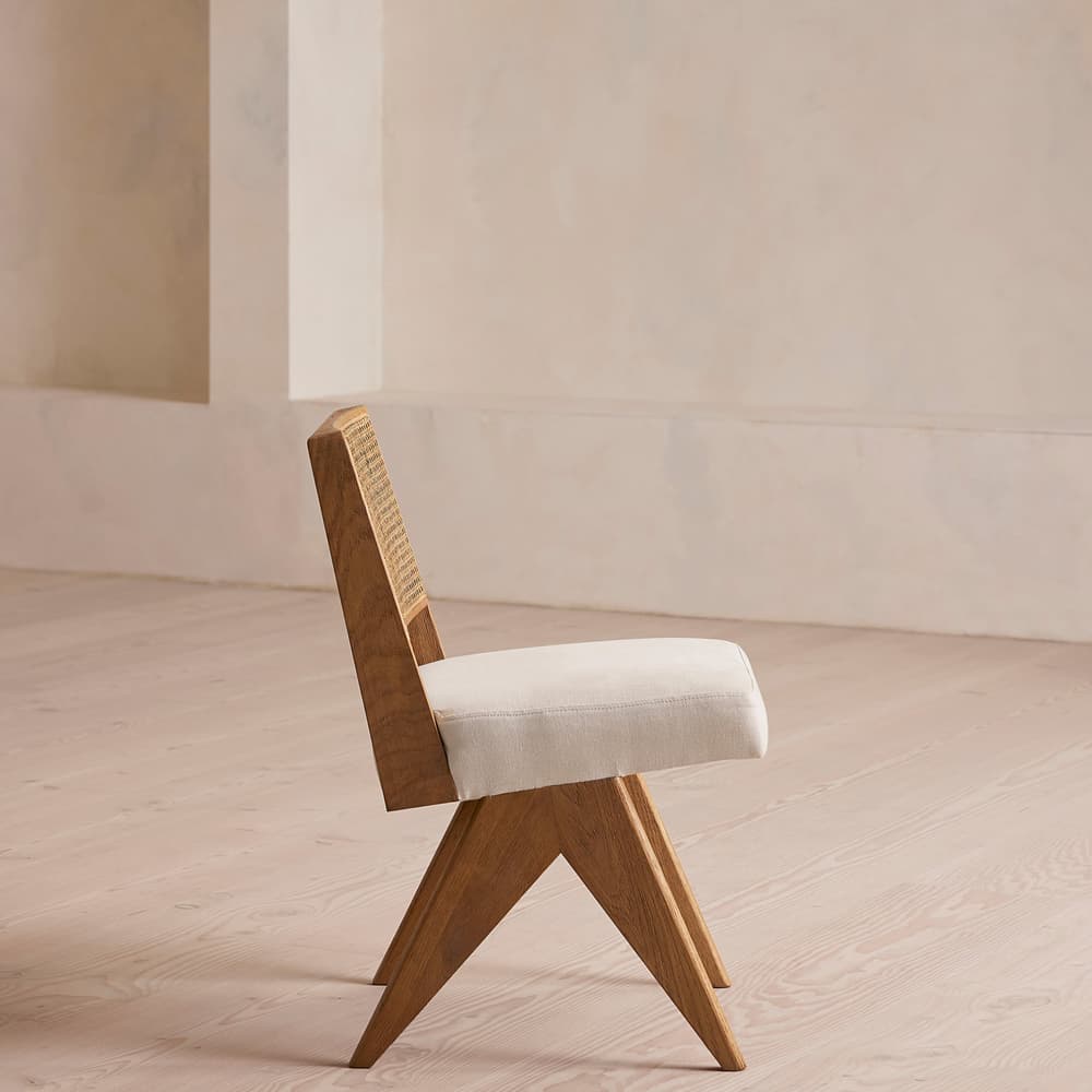 Hayward Dining Chair - Linen - Taupe - Images - Image 3