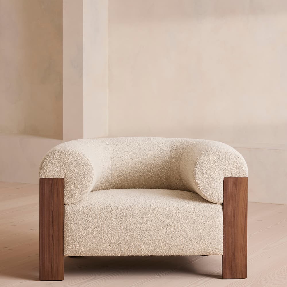 Eldon Armchair - Walnut - Boucle - US - Listing - Image 3