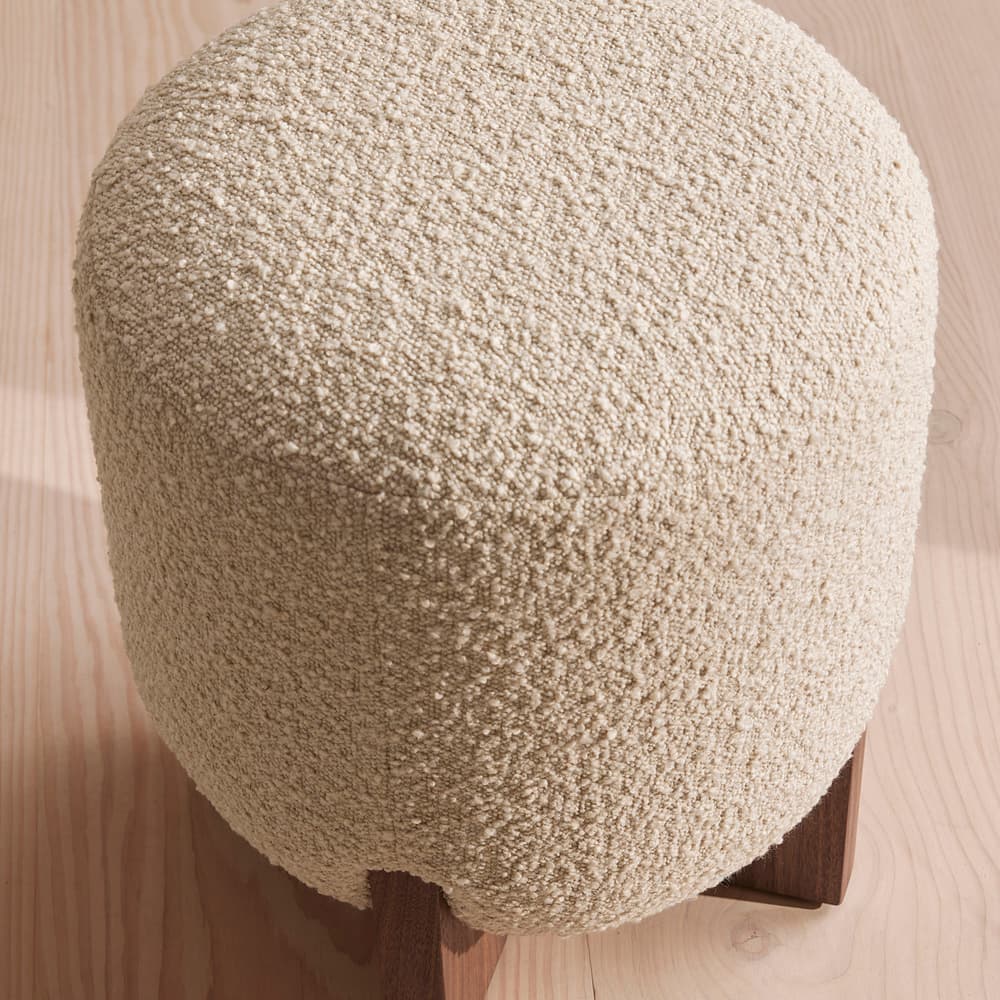 Eldon Stool - Walnut - Boucle - US - Images - Image 3
