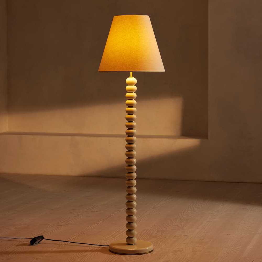 Greyson Floor Lamp - High Gloss Lacquer - Cream - US - Listing - Image 3