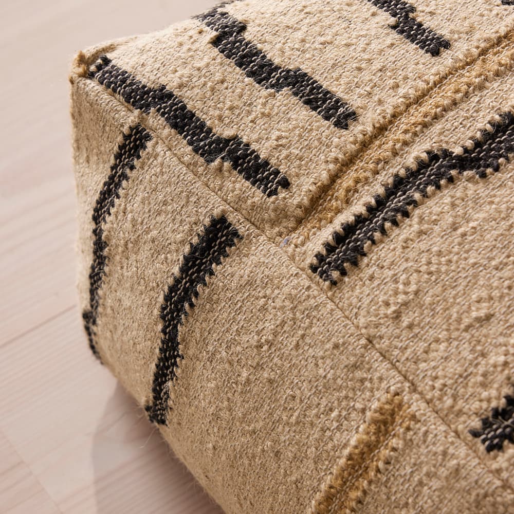 Mallaig Floor Cushion Natural - Square  - Images - Image 3