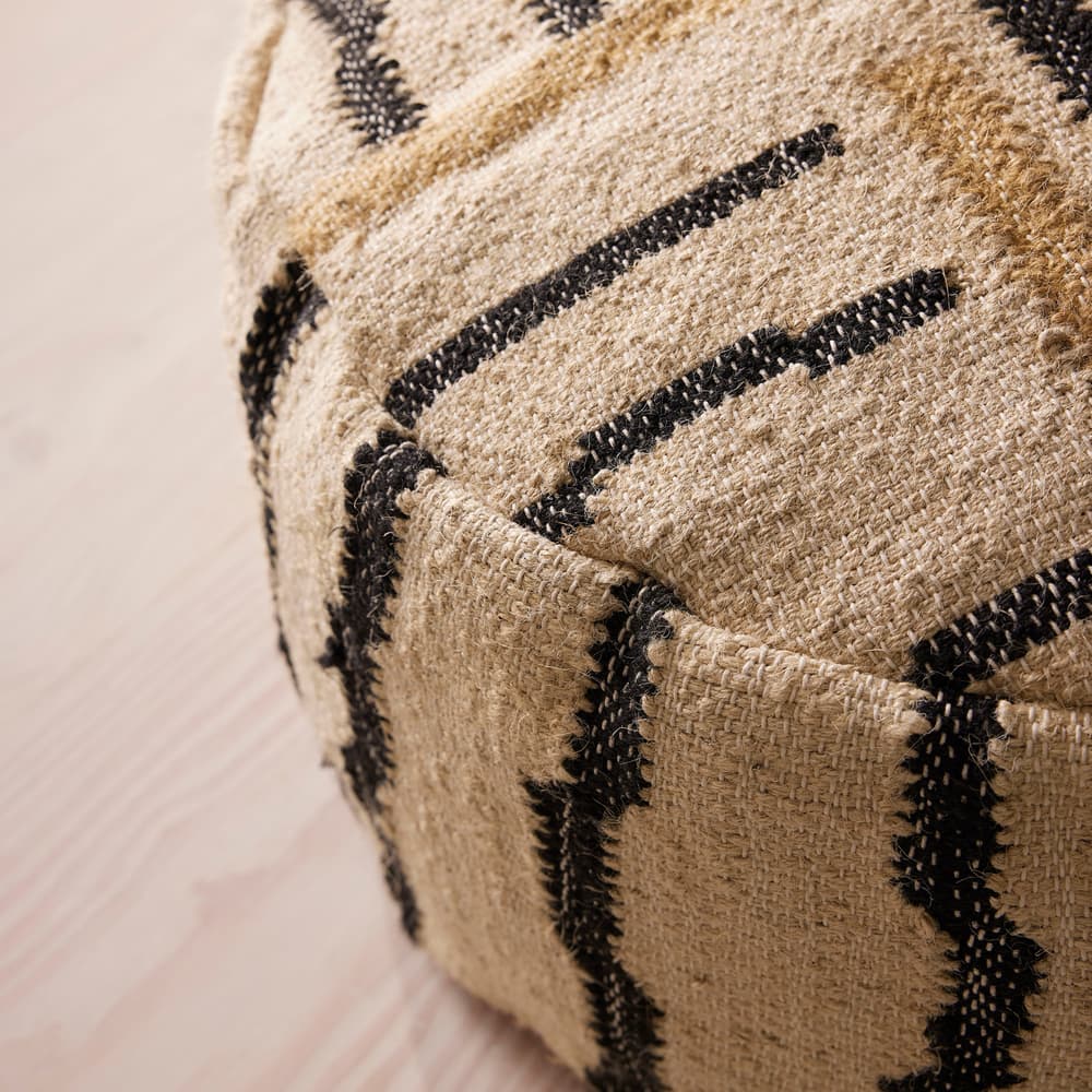 Mallaig Floor Cushion Natural - Round  - Images - Image 3