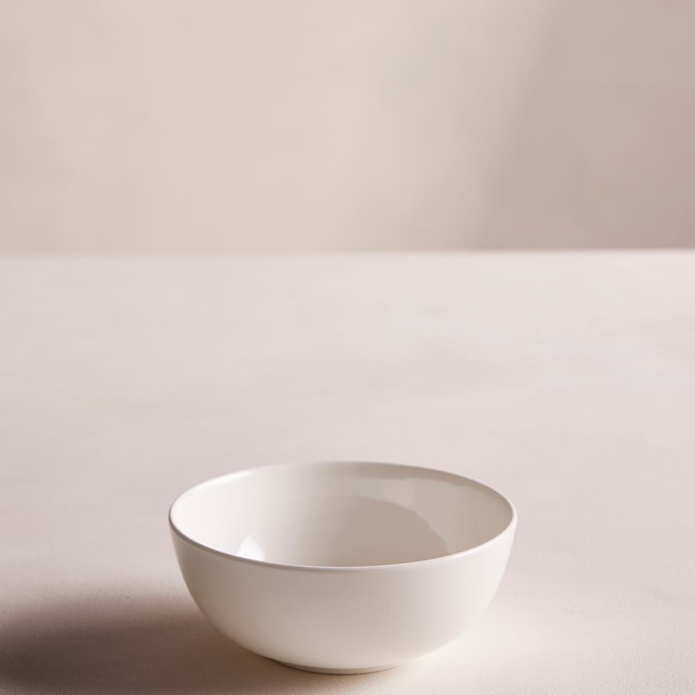 House Soup Bowl - Bone China - White - Set of Four - Listing - Image 3