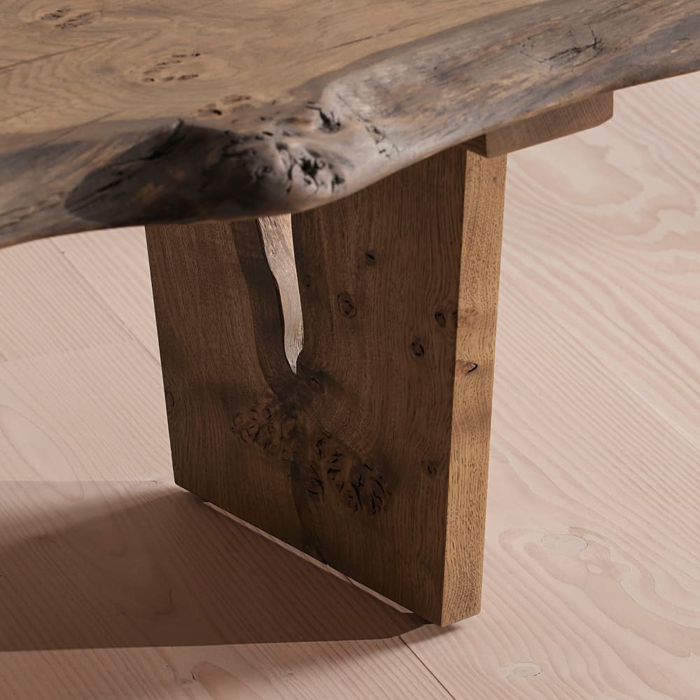 Calne Coffee Table - Aged Oak - 140cm - Images - Image 3