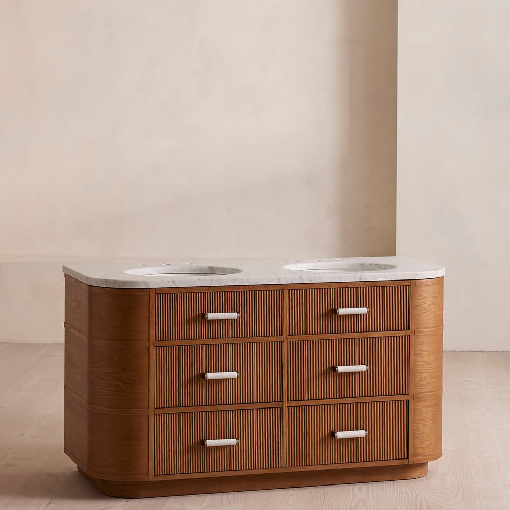 Witley Double Vanity Unit - Carrara Marble - Listing - Image 3