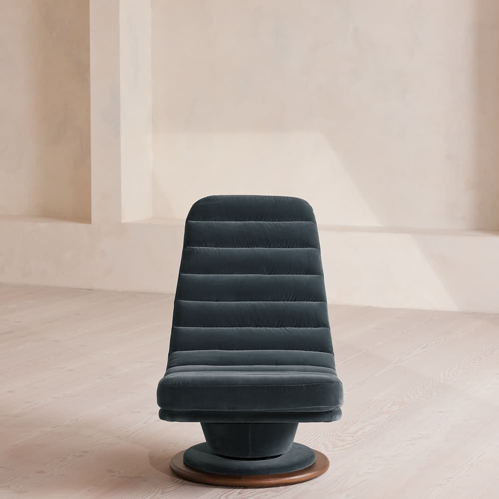 Albert Armchair - Velvet - Grey Blue US - Listing - Image 3