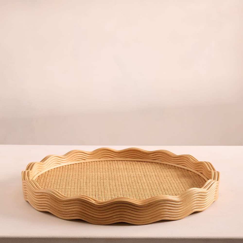 Pangbourne Rattan Tray - Round - Listing - Image 3
