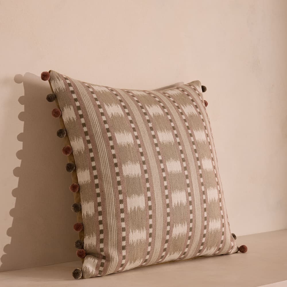 Lando Square Cushion - Blush - Images - Image 3