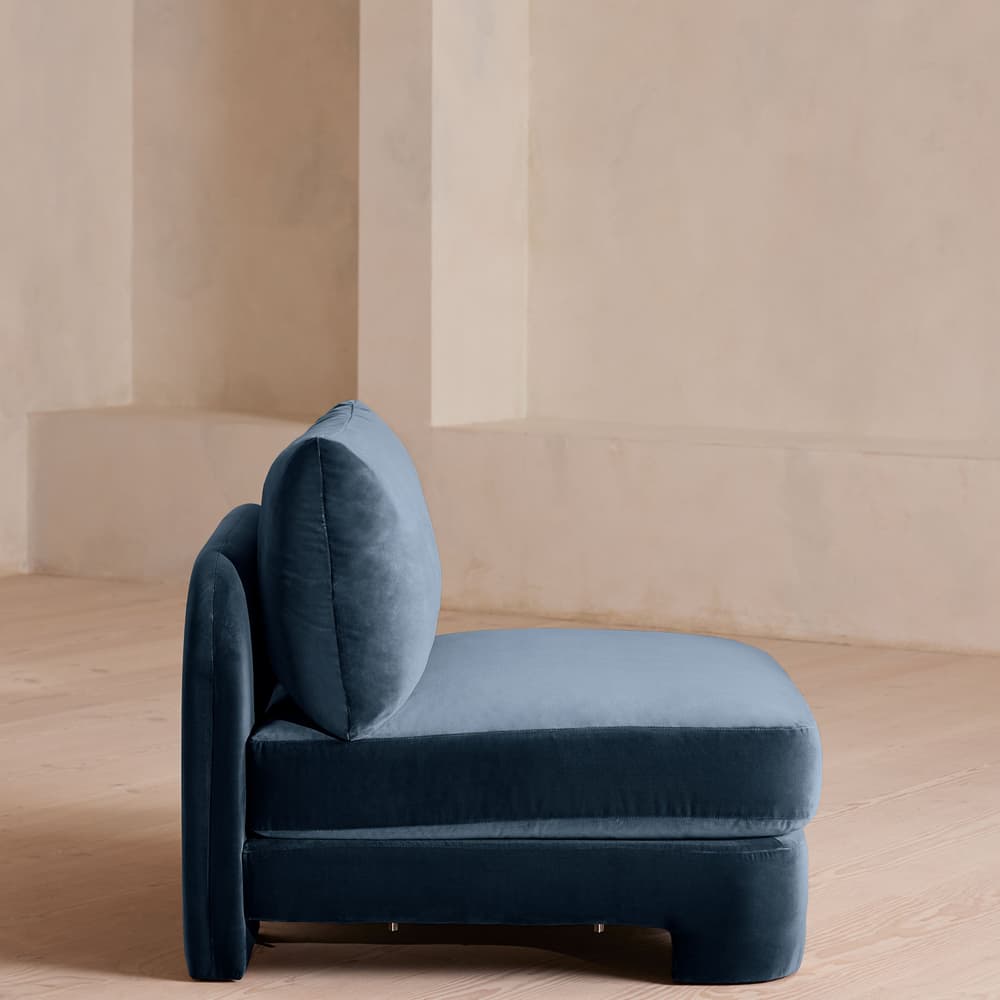 Odell Right Arm Module - Velvet - Royal Blue - Image 3