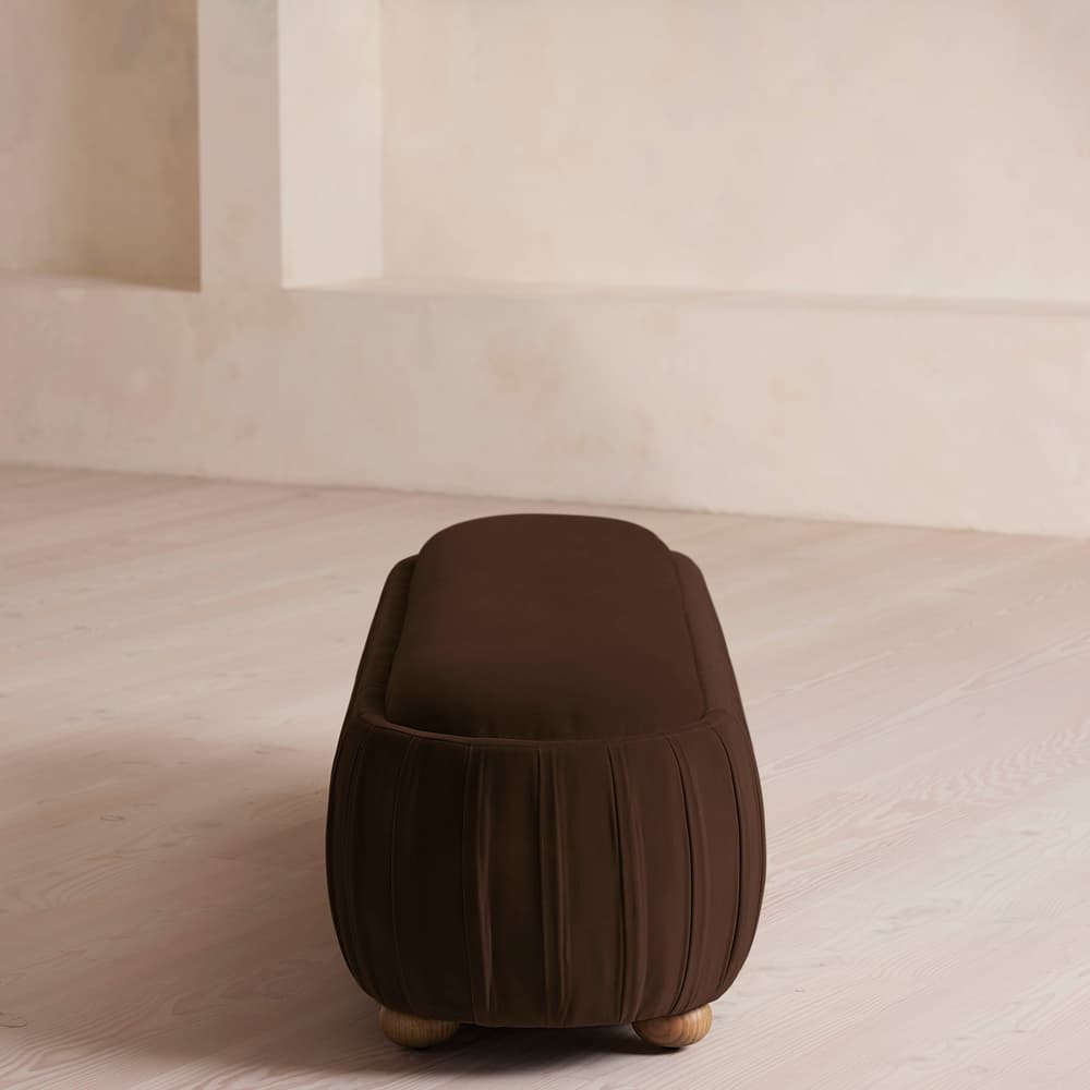 Vivienne Bench - Velvet - Chocolate - US - Images - Image 3