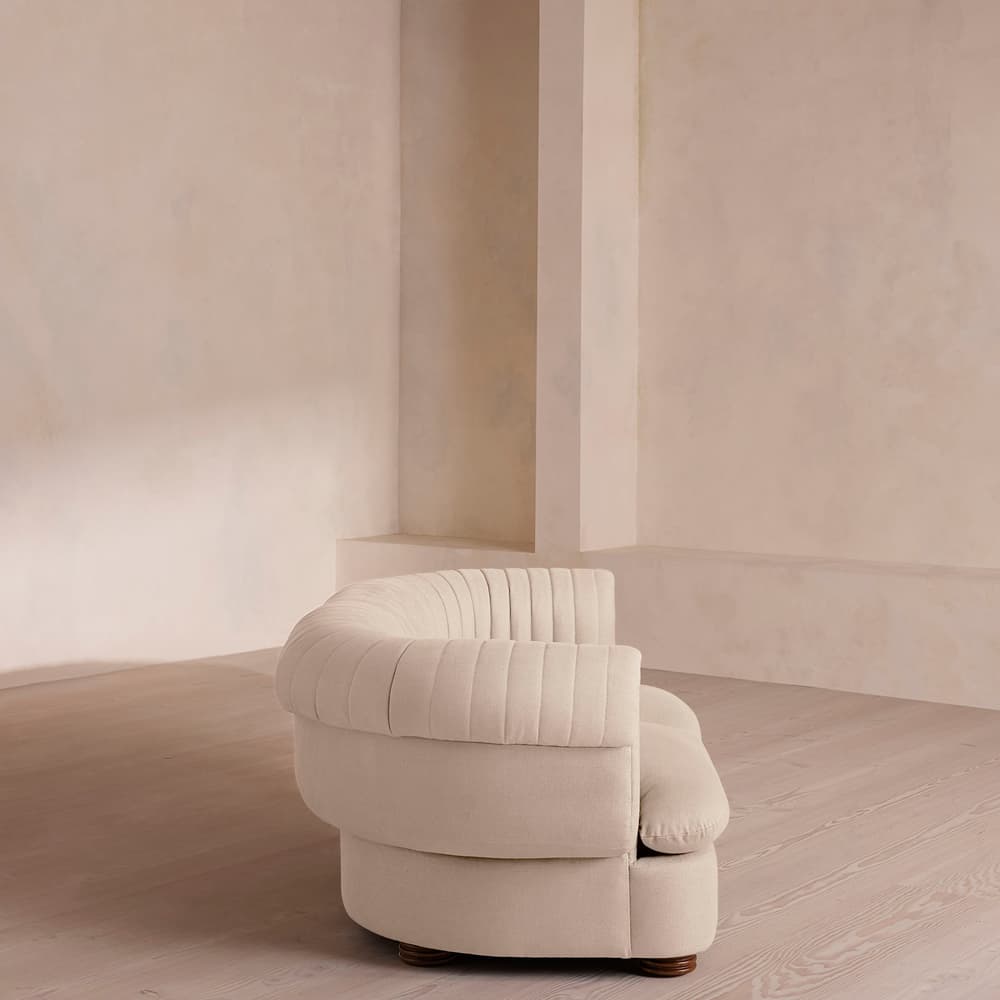 Rava Three Seater Sofa - Linen - Bisque - US - Images - Image 3