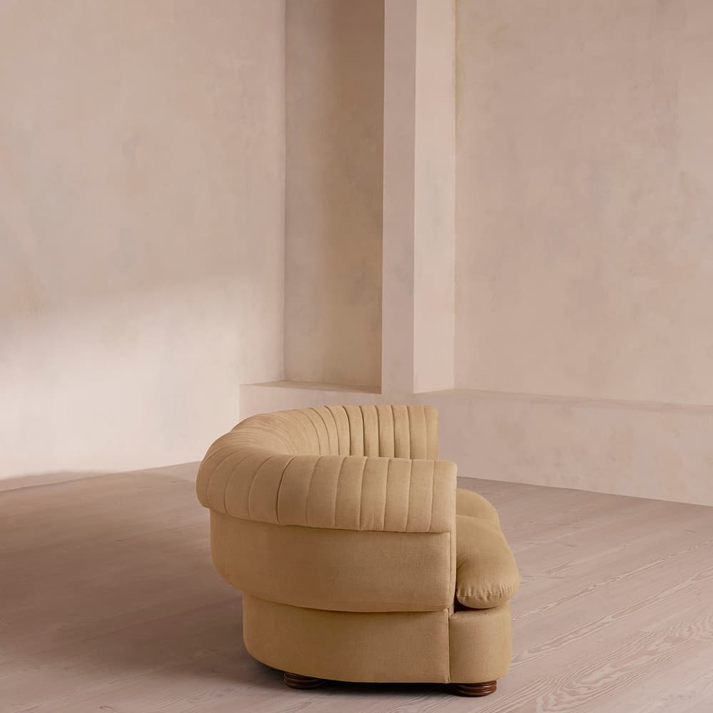 Rava Three Seater Sofa - Linen - Wheat - US - Images - Image 3