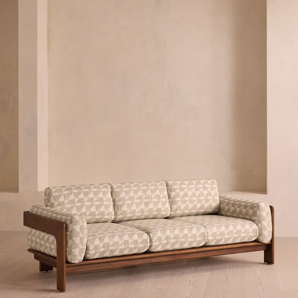 Marcia Outdoor Sofa - Three Seater Sofa - Geometric - Natural - US - Listing - Image 3