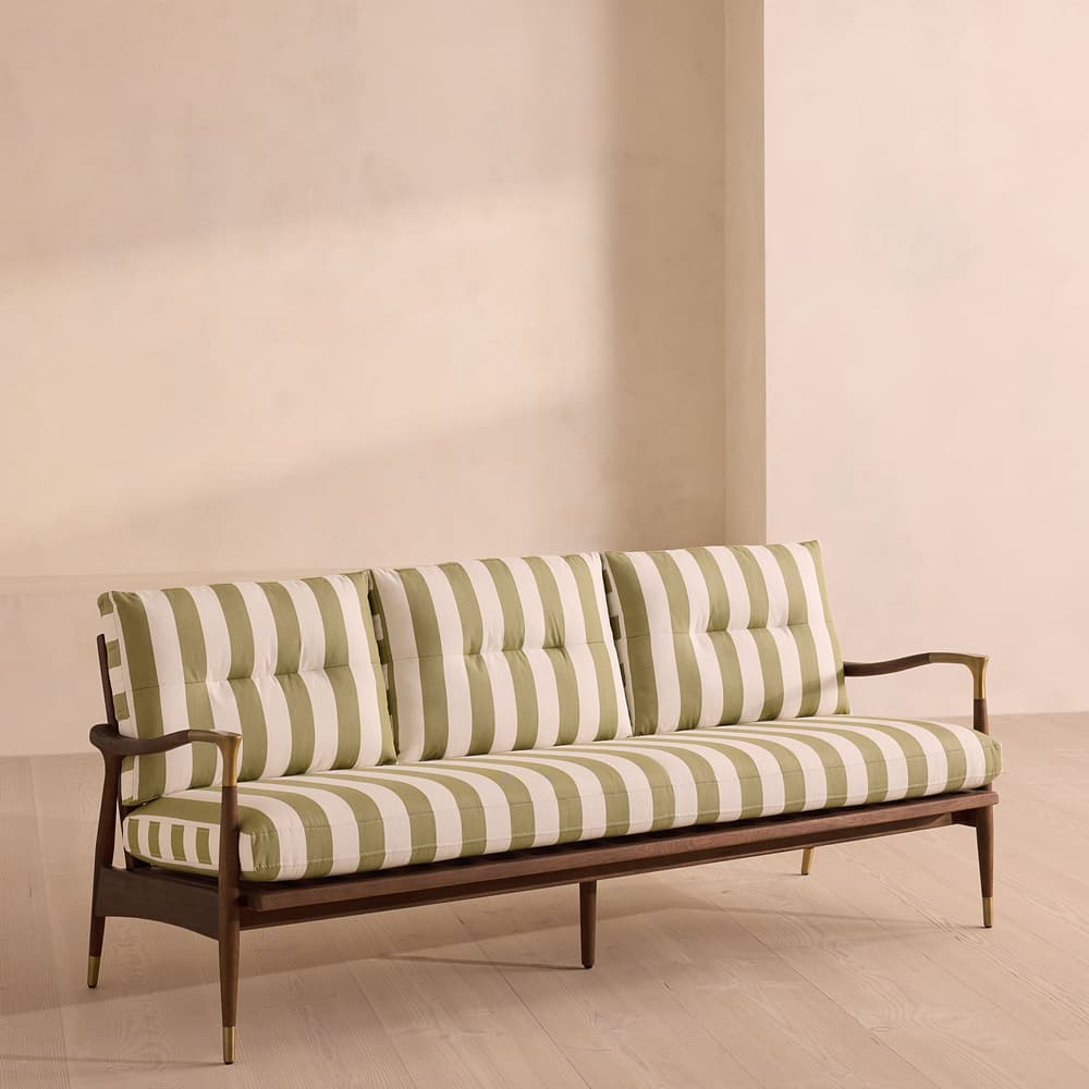 Theodore Outdoor Sofa - Babington House Stripe - Listing - Image 3
