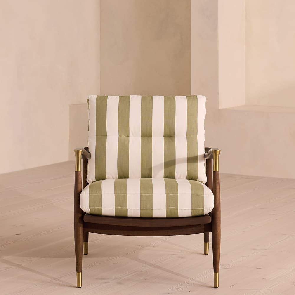 Theodore Outdoor Armchair - Babington House Stripe - Listing - Image 3