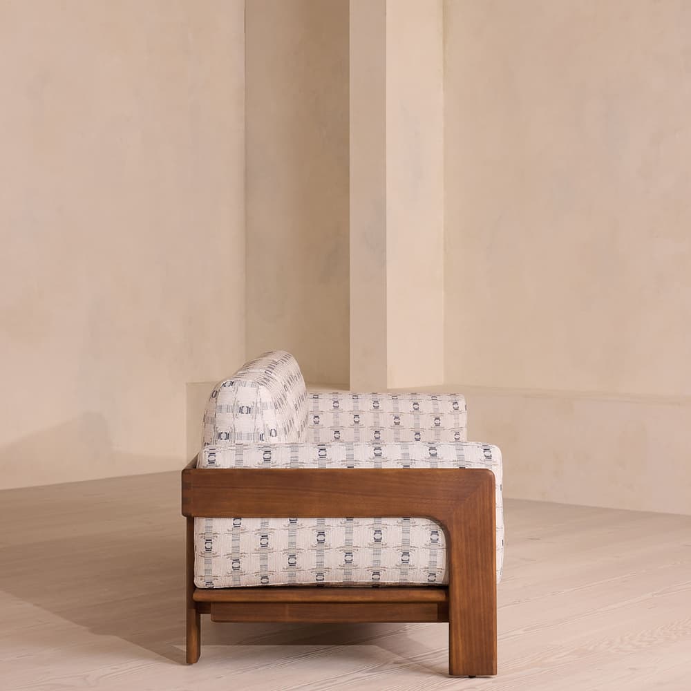 Marcia Outdoor Sofa - Geometric - Blue - Images - Image 3
