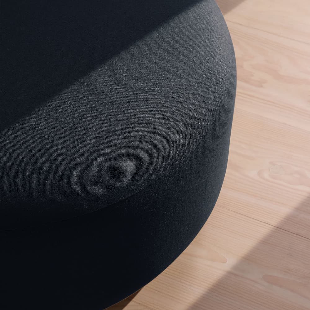 Aline Ottoman - Linen - Indigo - US - Image 3