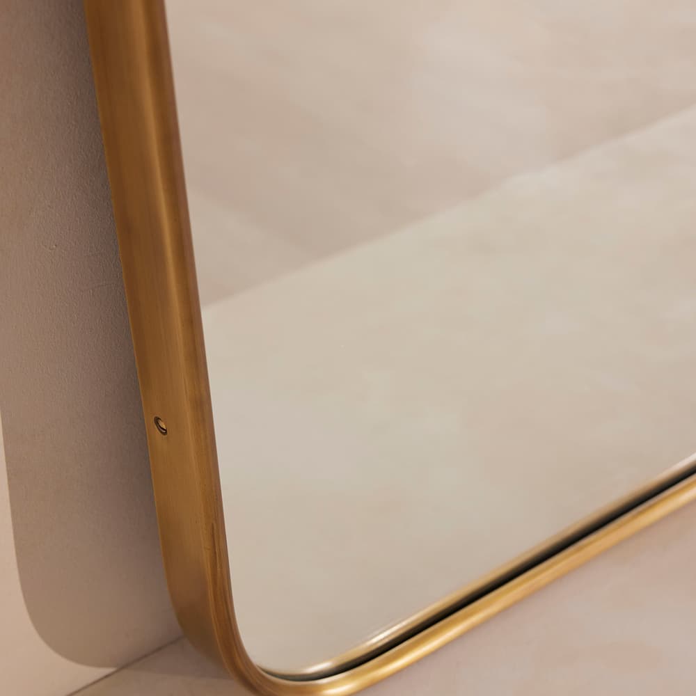 Cooper Wall Mirror - Antique Brass - Images - Image 3