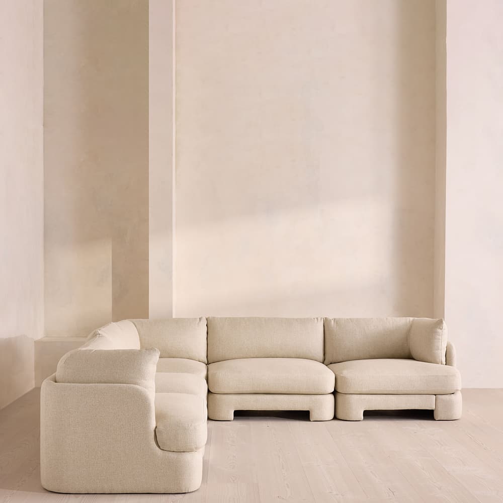 Odell Sectional Sofa - Corner Sofa - Textured Linen - US - Listing - Image 3