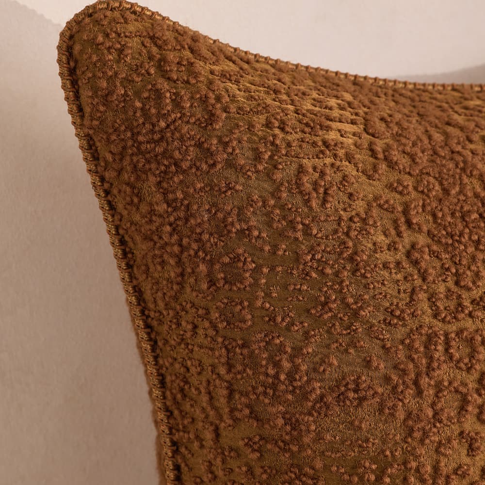 Penelope Square Cushion - Ginger - Images - Image 3