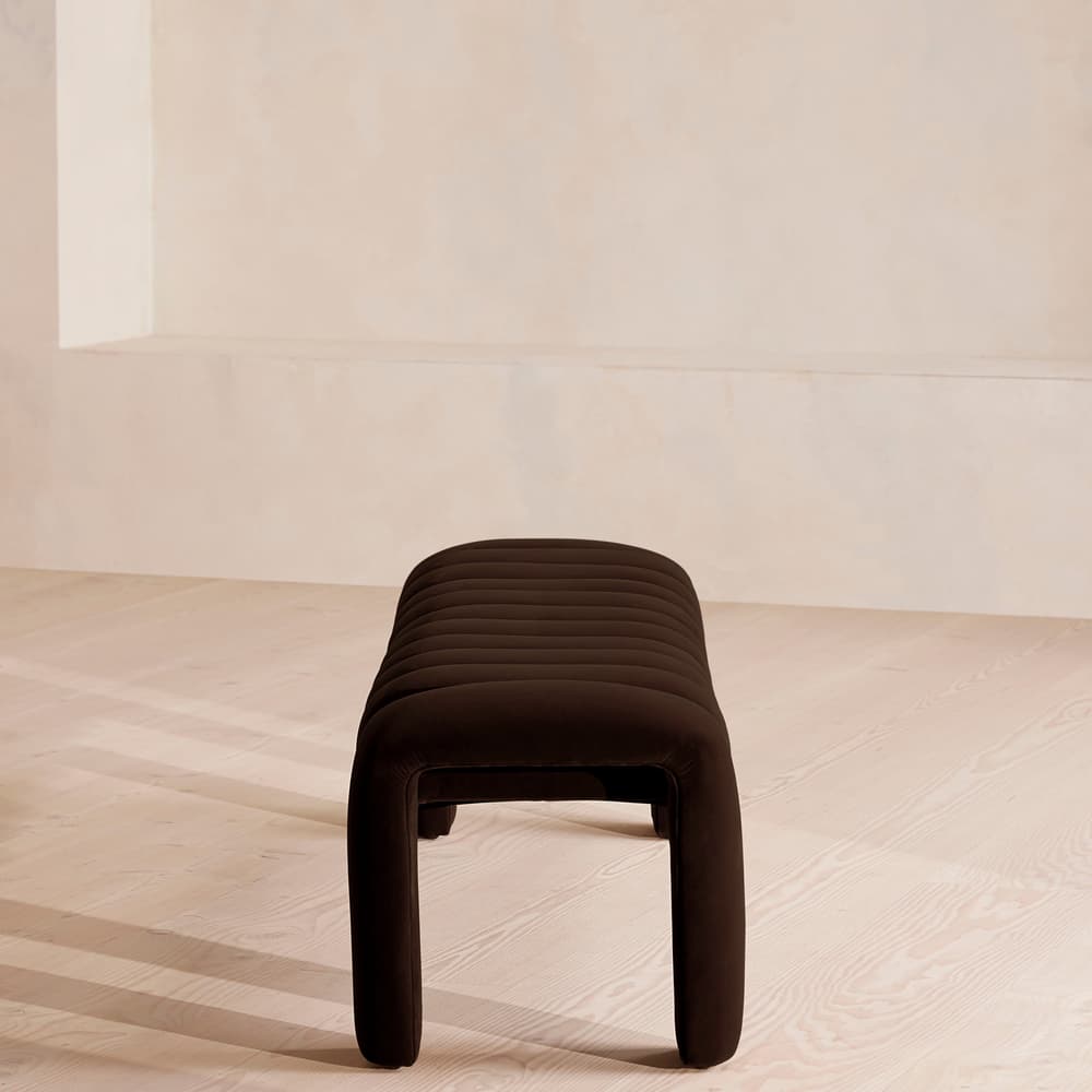 Willis Bench - Chocolate Velvet - UK - Images - Image 3