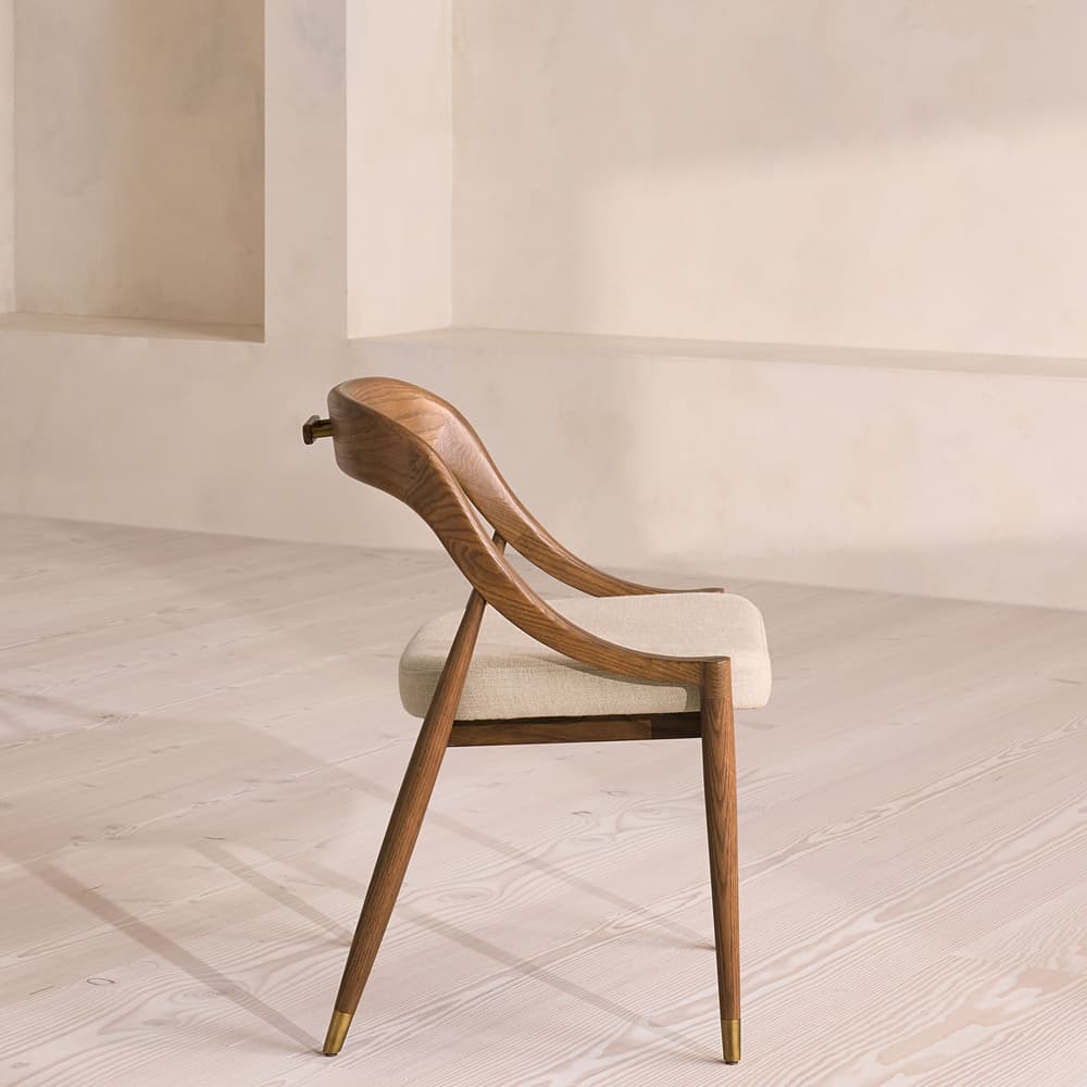 Warren Dining Chair - Slubby Linen - UK - Images - Image 3