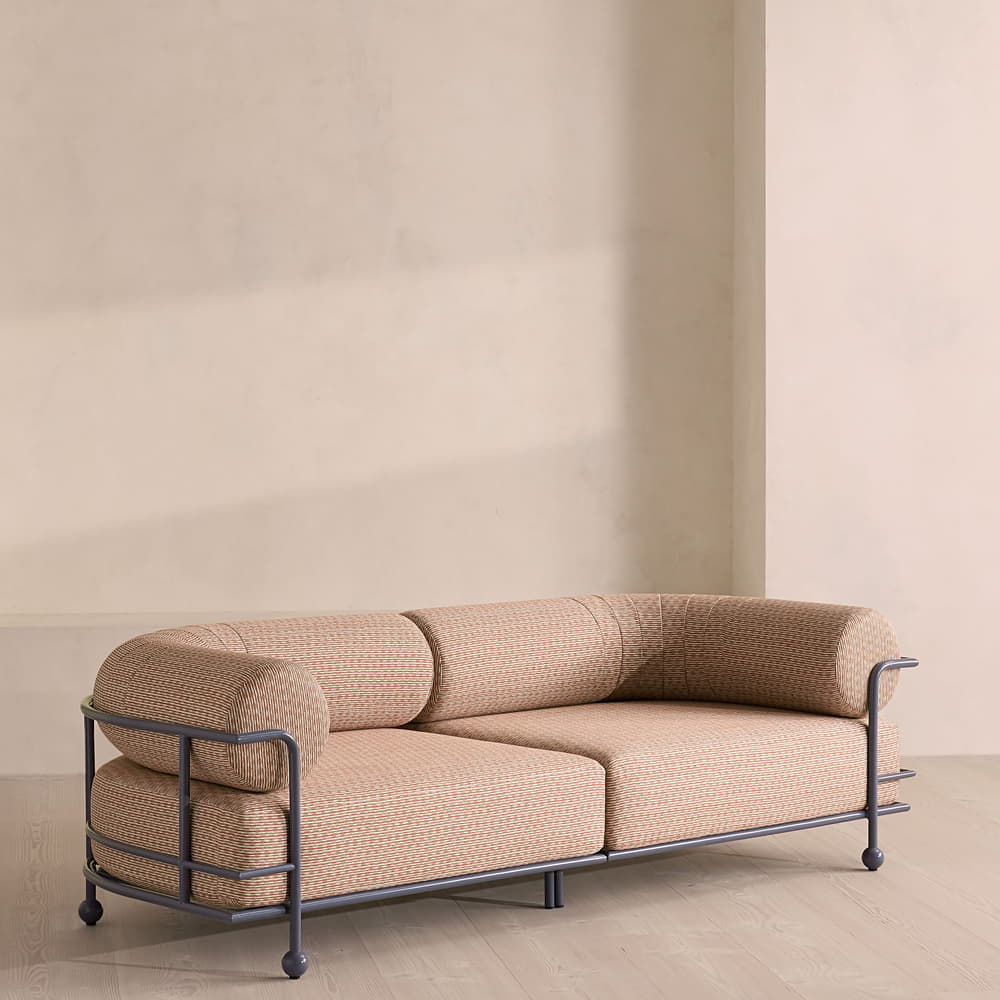 Gaspard 3 Seater Outdoor Sofa - Pierre Frey - Cassis - Listing - Image 3