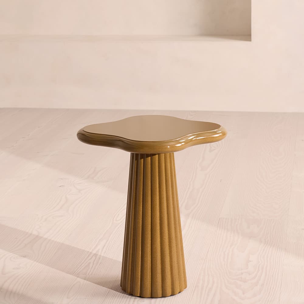 Dayton Outdoor Side Table - Concrete - Ochre - Listing - Image 3