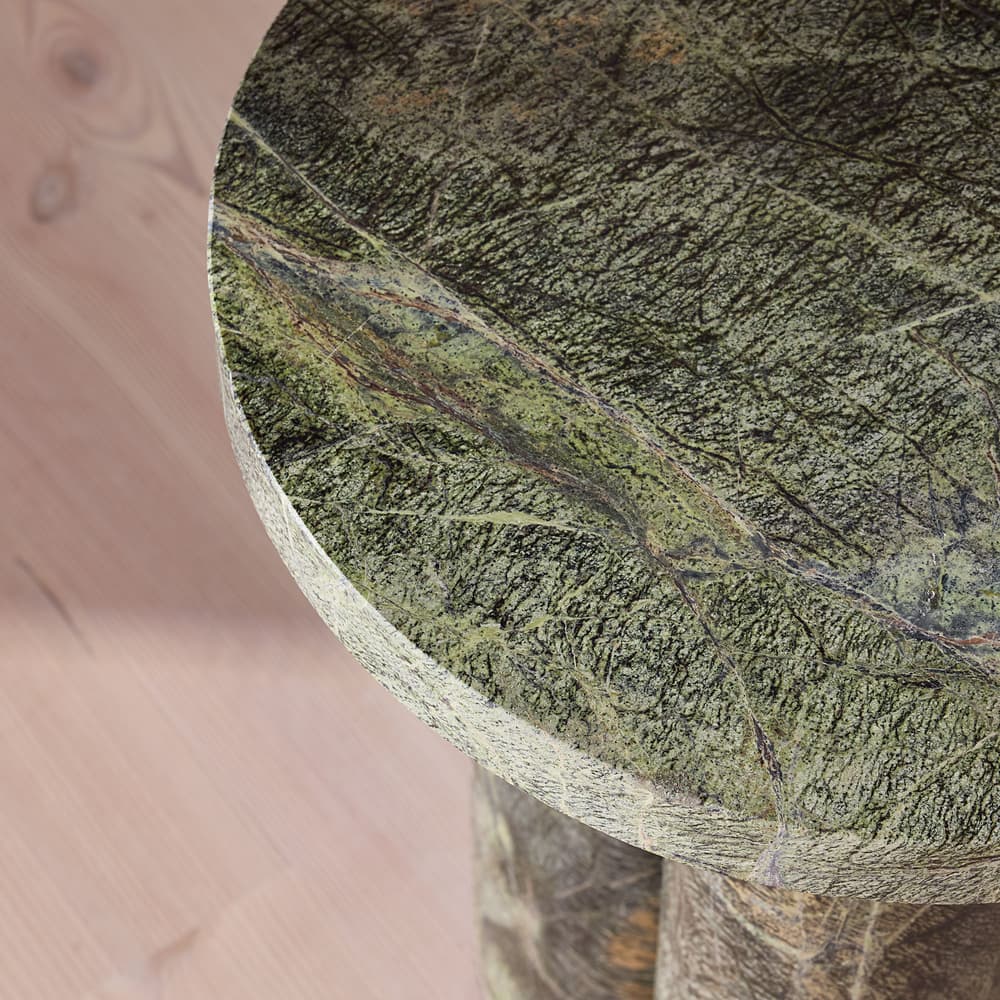 Tisbury Side Table - Jurassic Green Marble - Images - Image 3