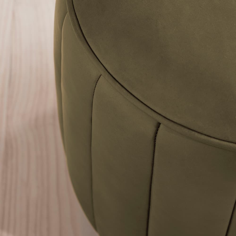 Romi Footstool - Moss Leather - US - Images - Image 3