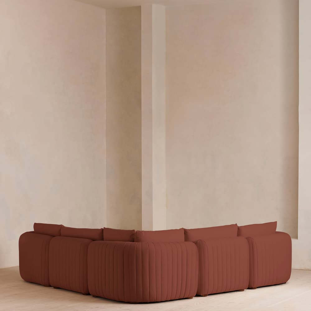 Vivienne Deeper Sit Modular Sofa - Corner Sofa - Linen - Sienna - Images - Image 3