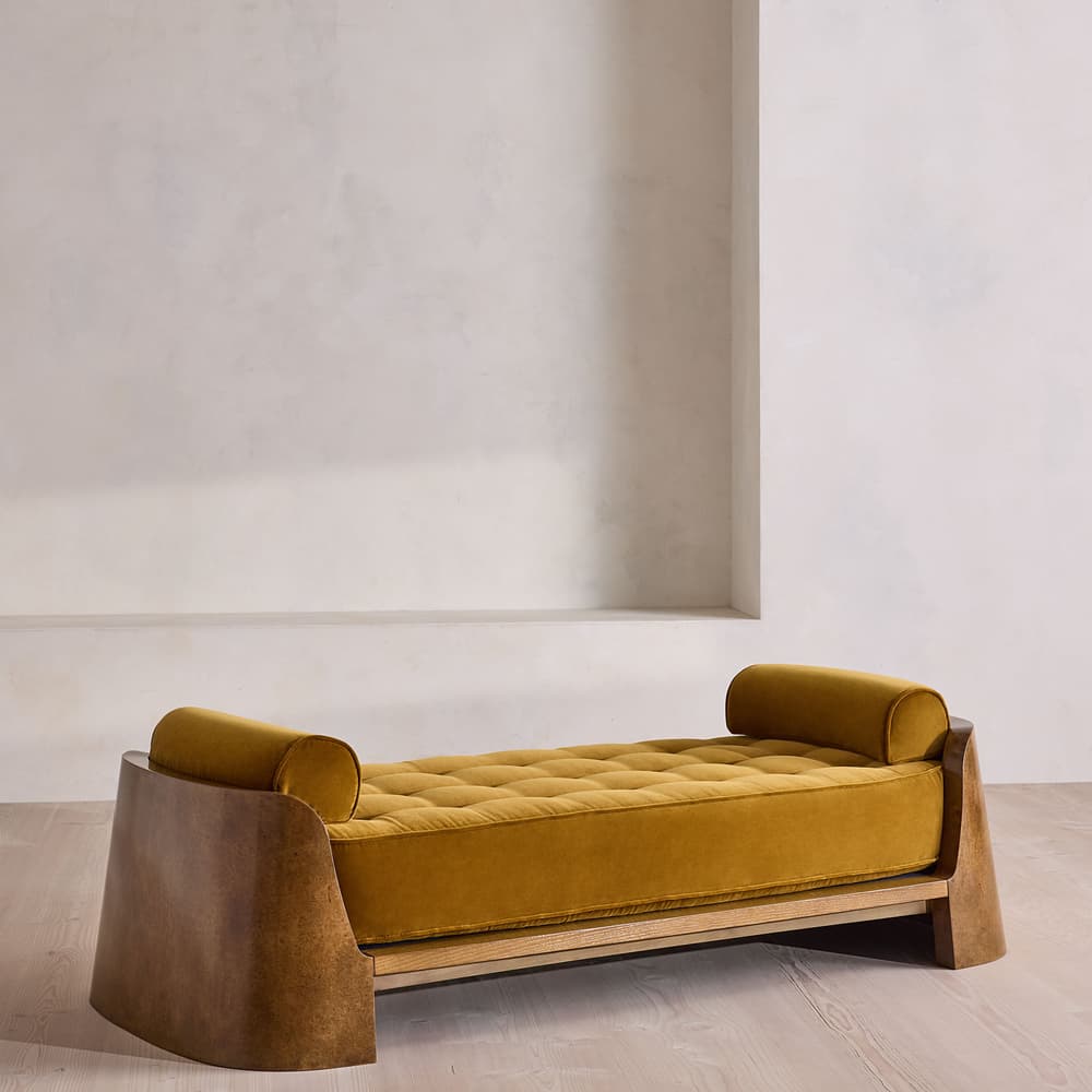 Heidi Daybed - Velvet - Mustard - UK - Listing - Image 3