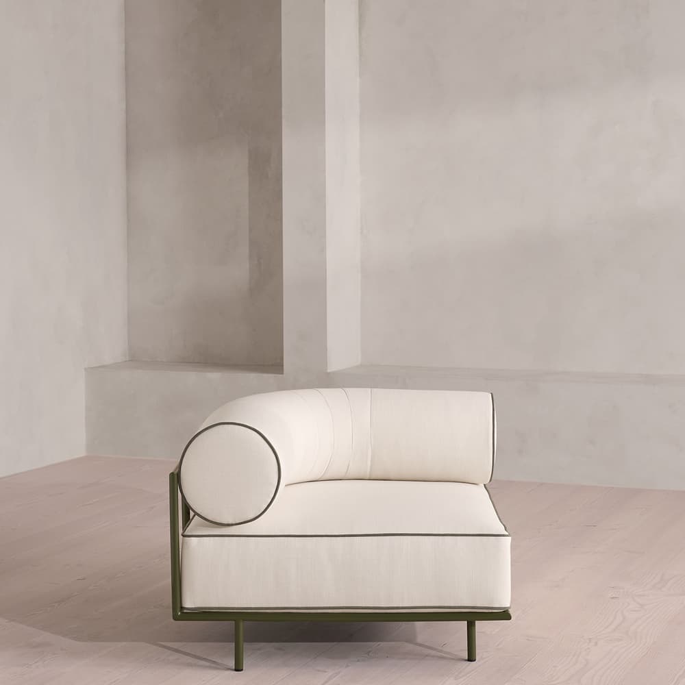 Gaspard Outdoor Sofa - Corner Module - Off White - UK - Images - Image 3