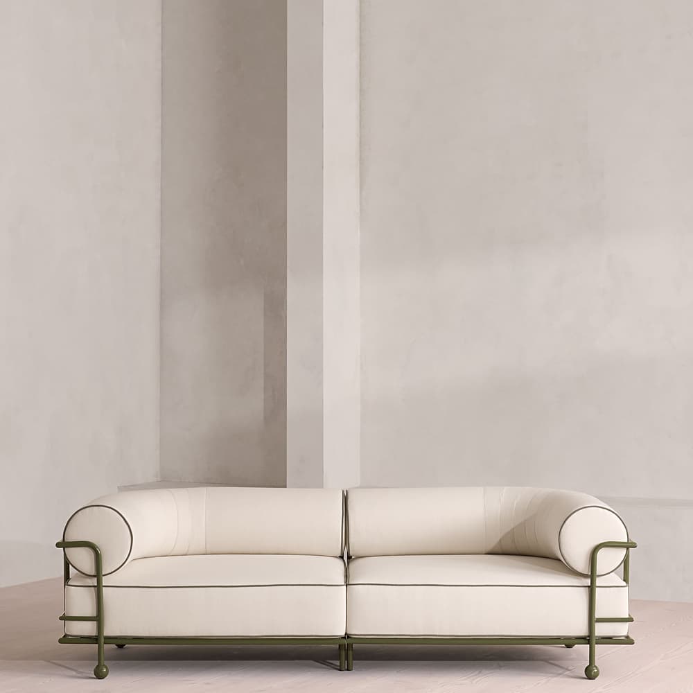 Gaspard Outdoor Sofa - Three Seater - Off White - UK - Listing - Image 3
