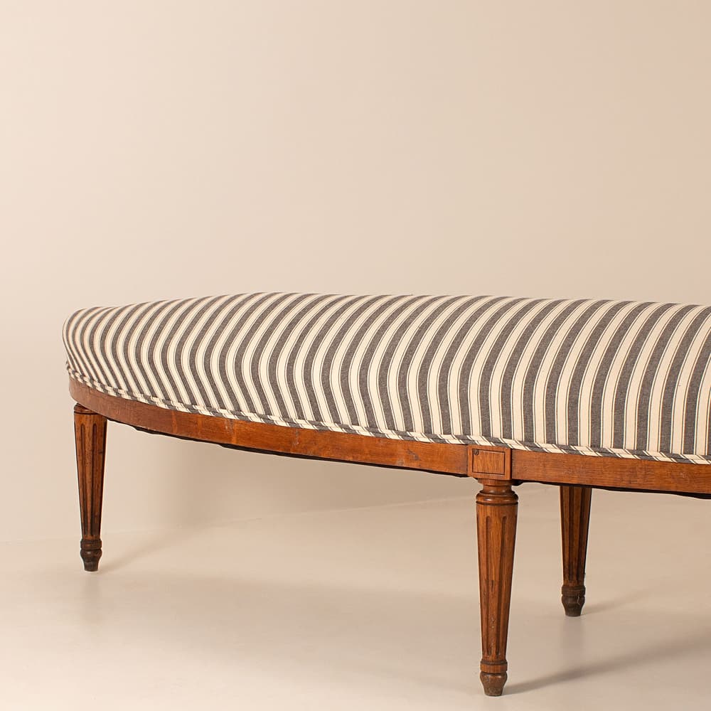 Vintage Hall Bench - Striped - England - Images - Image 3